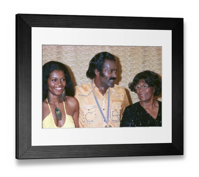Framed Print : Chuck Berry Attends An Event Framed Print : Chuck Berry Attends An Event