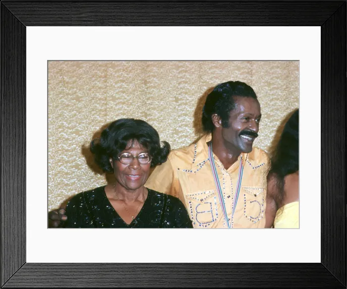 Framed Print : Chuck Berry Attends An Event Framed Print : Chuck Berry Attends An Event