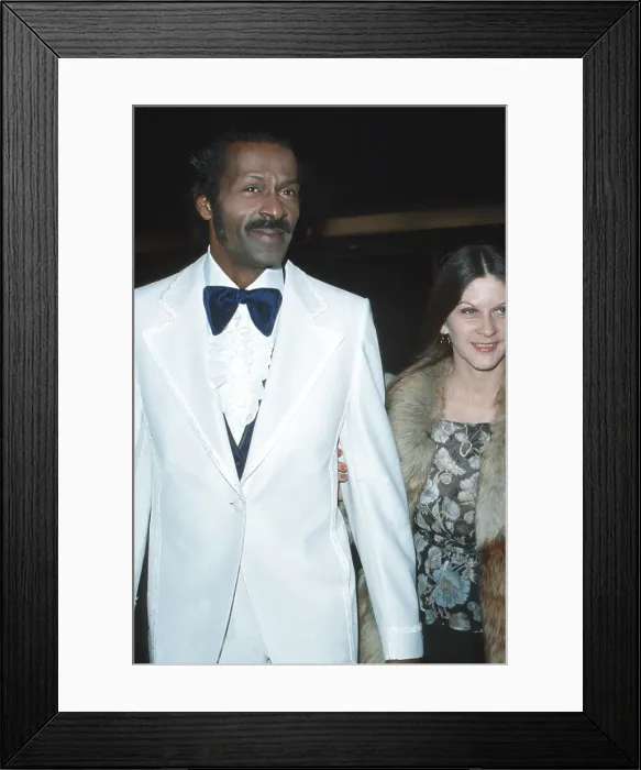 Framed Print : Chuck Berry Attends An Event Framed Print : Chuck Berry Attends An Event