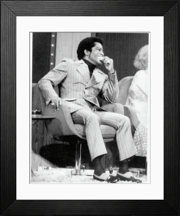 Framed Print : James Brown On A Talk Show Framed Print : James Brown On A Talk Show