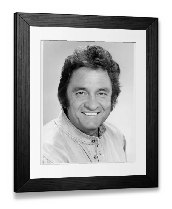Framed Print : Johnny Cash Portrait Framed Print : Johnny Cash Portrait