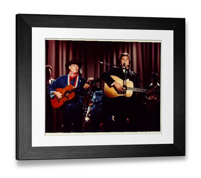 Framed Print : Willie & Johnny Framed Print : Willie & Johnny