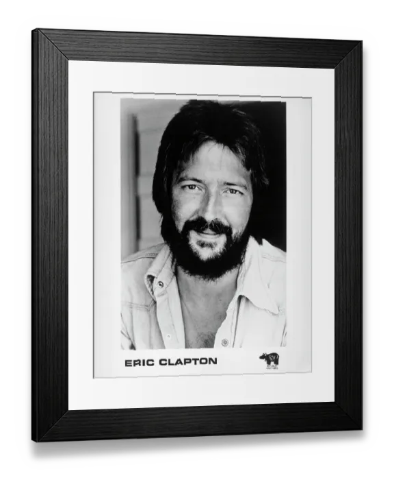 Framed Print : Eric Clapton Portrait