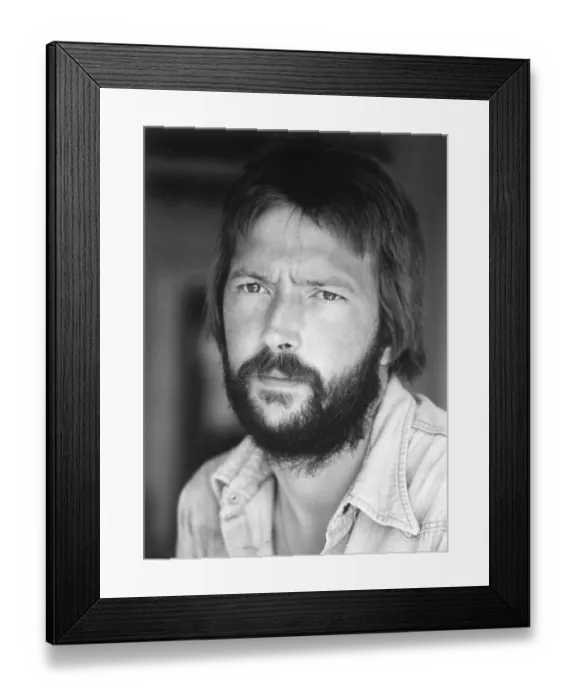 Framed Print : Eric Clapton Portrait Framed Print : Eric Clapton Portrait