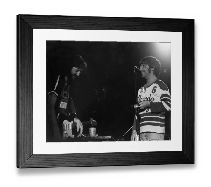 Framed Print : Eric Clapton & Keith Moon Framed Print : Eric Clapton & Keith Moon