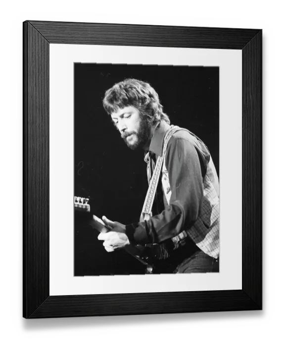 Framed Print : Eric Clapton Performing Framed Print : Eric Clapton Performing