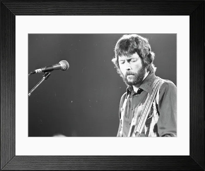 Framed Print : Eric Clapton Performing Framed Print : Eric Clapton Performing