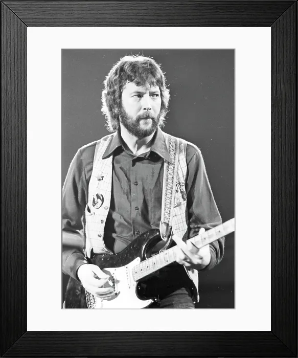 Framed Print : Eric Clapton Performing Framed Print : Eric Clapton Performing
