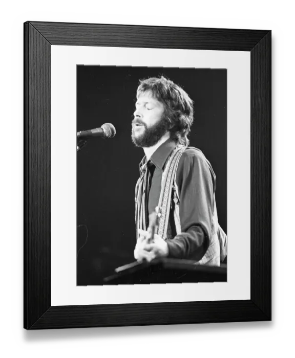 Framed Print : Eric Clapton Performing Framed Print : Eric Clapton Performing