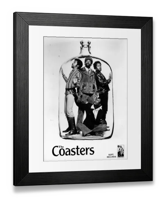 Framed Print : The Coasters Revival Lineup Framed Print : The Coasters Revival Lineup