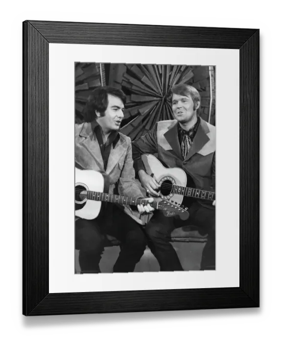 Framed Print : Neil Diamond & Glen Campbell Framed Print : Neil Diamond & Glen Campbell