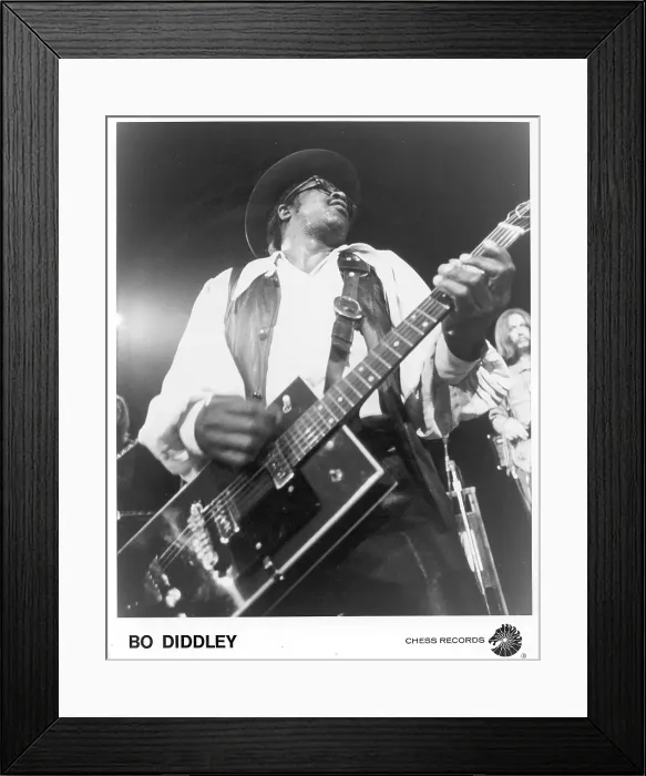 Framed Print : Bo Diddley Performing Framed Print : Bo Diddley Performing