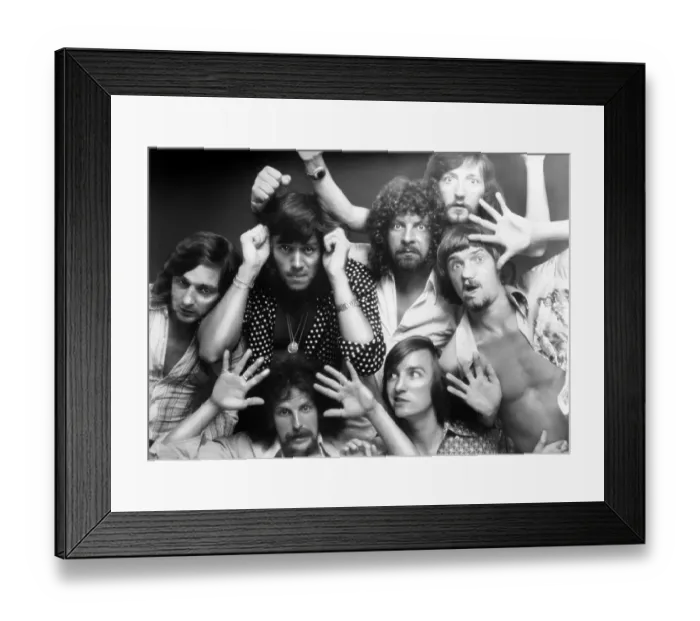 Framed Print : Electric Light Orchestra 1975 Lineup Framed Print : Electric Light Orchestra 1975 Lineup