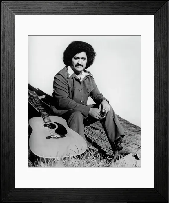 Framed Print : Freddy Fender Portrait Framed Print : Freddy Fender Portrait