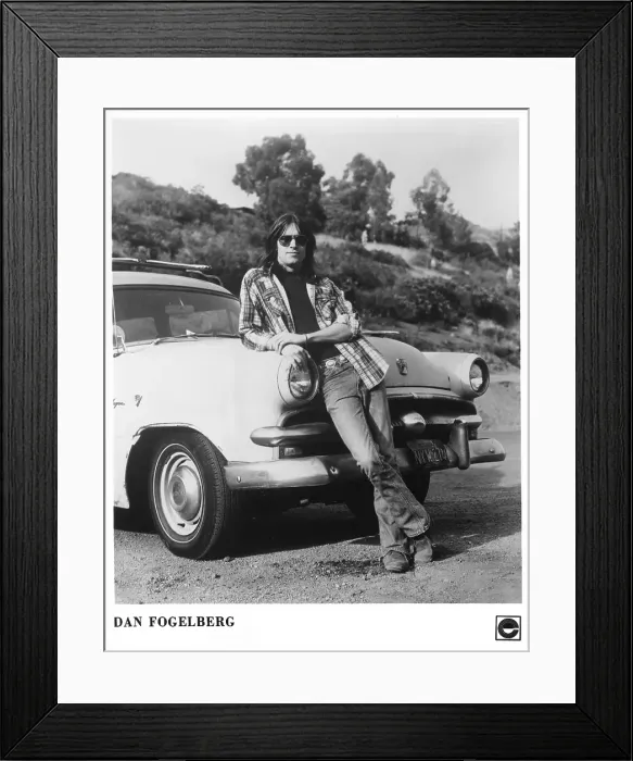 Framed Print : Fogelberg Portrait With A Car Framed Print : Fogelberg Portrait With A Car