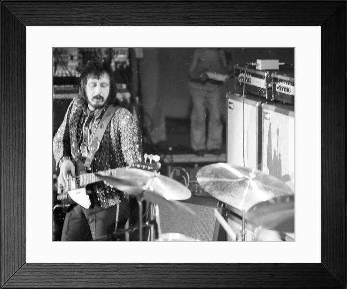 Framed Print : The Who Bassist Performing Framed Print : The Who Bassist Performing