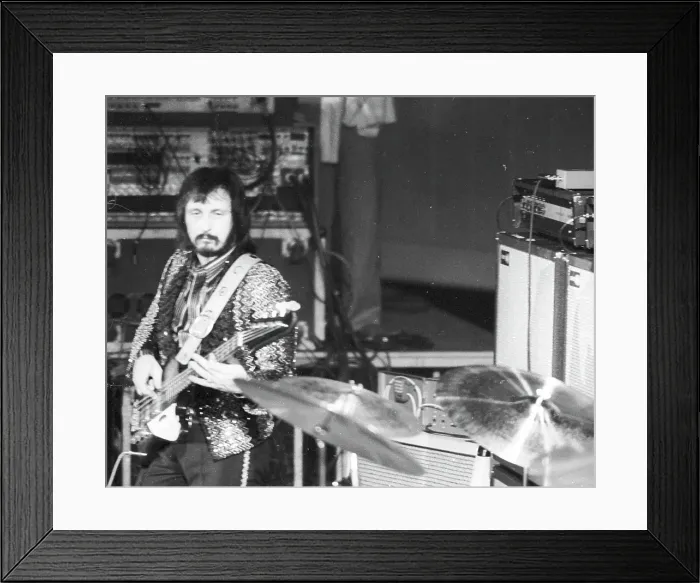 Framed Print : The Who Bassist Performing Framed Print : The Who Bassist Performing