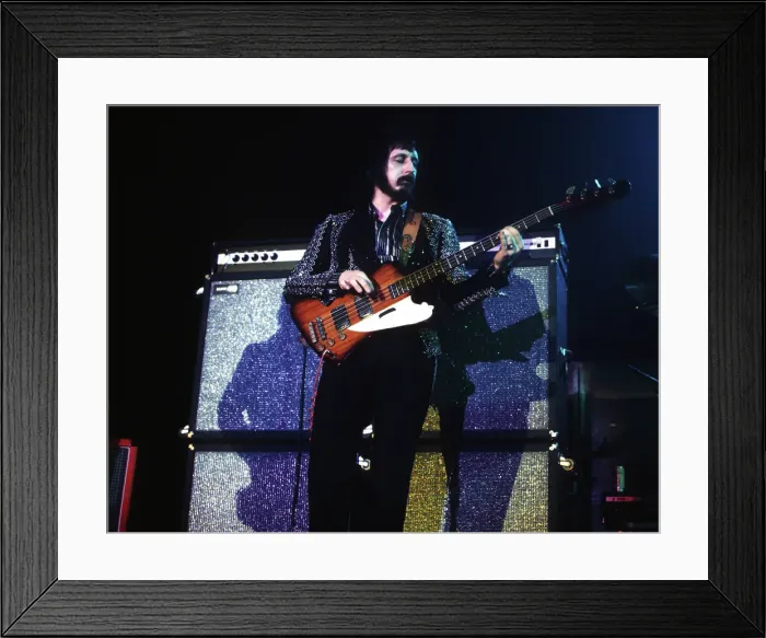 Framed Print : The Who Bassist Performing Framed Print : The Who Bassist Performing