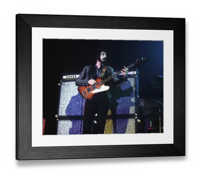 Framed Print : The Who Bassist Performing Framed Print : The Who Bassist Performing
