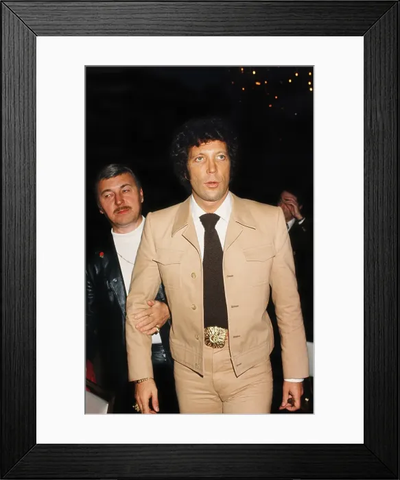 Framed Print : Tom Jones. LOS ANGELES - FEBRUARY 6: Welsh singer Tom Jones attends the Framed Print : Tom Jones. LOS ANGELES - FEBRUARY 6: Welsh singer Tom Jones attends the