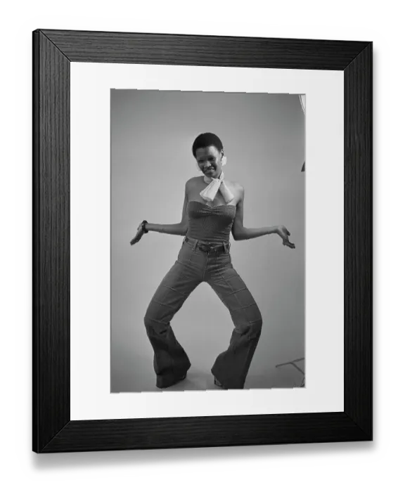 Framed Print : Thelma Davis - Soul Train Dancer Framed Print : Thelma Davis - Soul Train Dancer