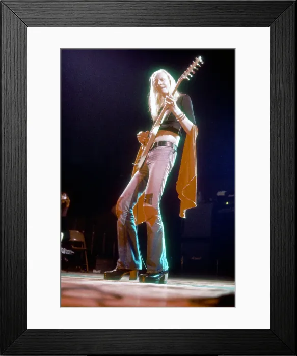 Framed Print : Photo of Johnny Winter