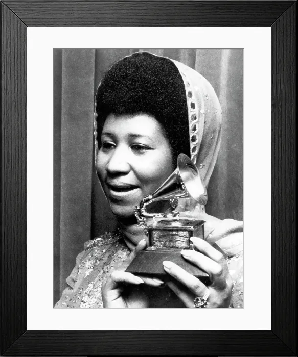 Framed Print : Queen Of Soul Wins 5Th Grammy In A Row Framed Print : Queen Of Soul Wins 5Th Grammy In A Row