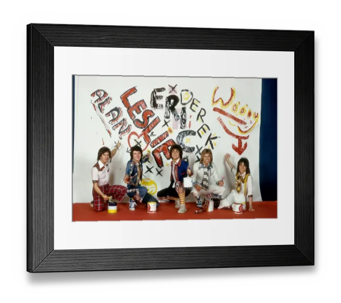 Framed Print : The Bay City Rollers Framed Print : The Bay City Rollers