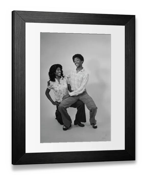 Framed Print : Soul Train Dancers