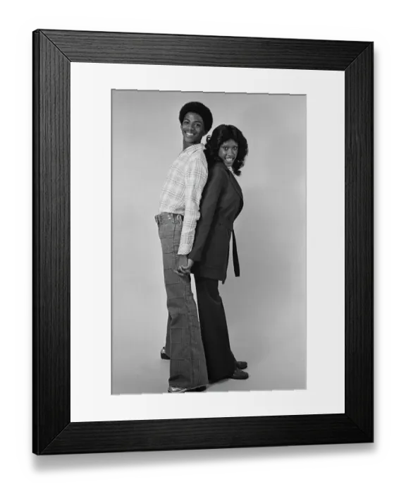Framed Print : Soul Train Dancers