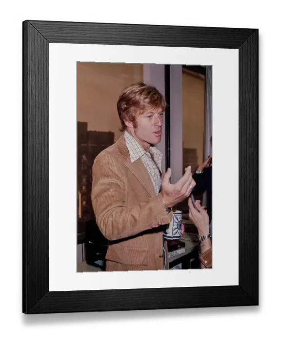 Framed Print : Redford at Press Conference Framed Print : Redford at Press Conference