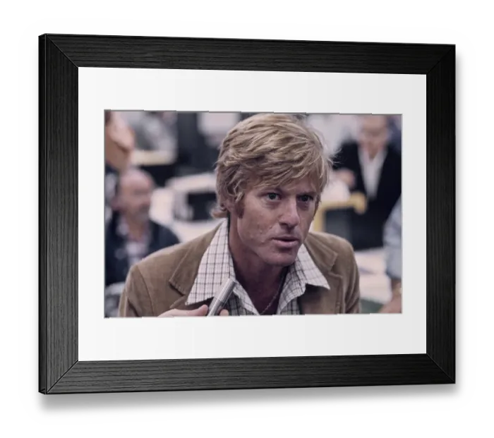 Framed Print : Redford at Press Conference Framed Print : Redford at Press Conference