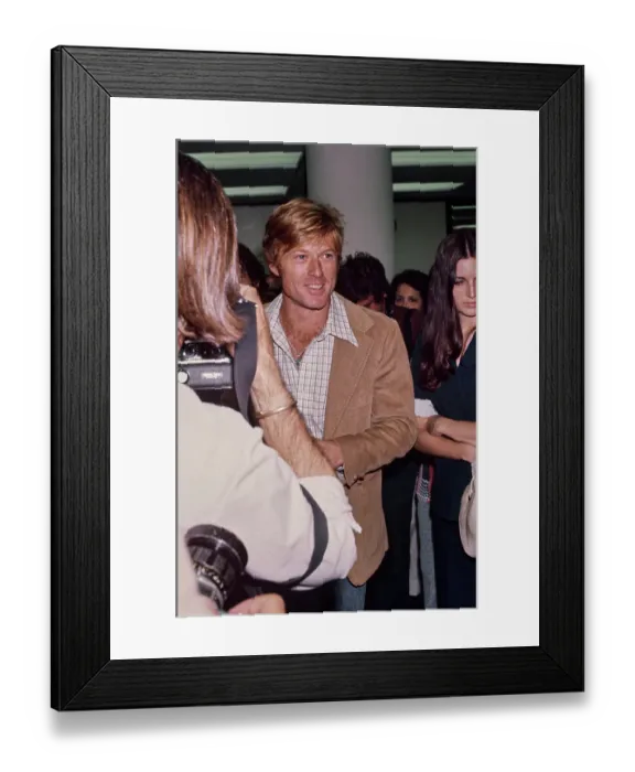 Framed Print : Redford at Press Conference Framed Print : Redford at Press Conference