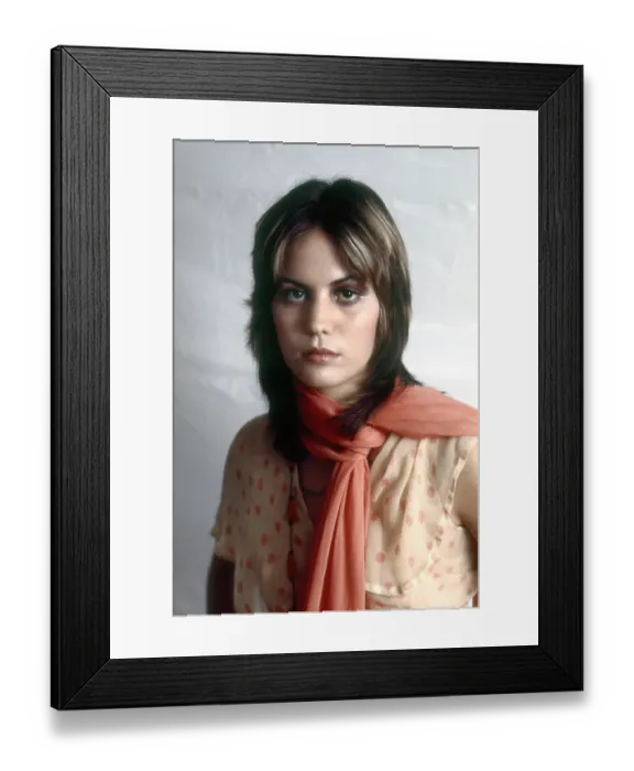 Framed Print : Original lineup of the rock band The Runaways Framed Print : Original lineup of the rock band The Runaways