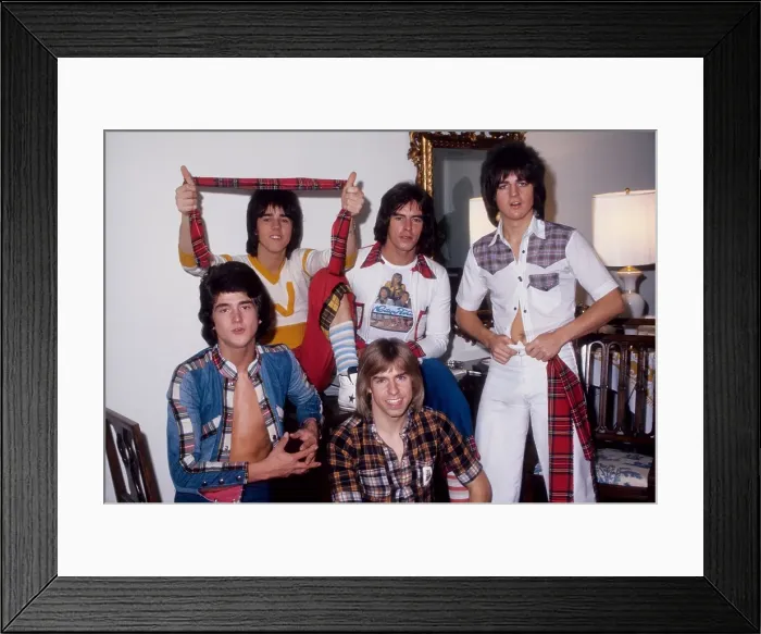 Framed Print : The Bay City Rollers Framed Print : The Bay City Rollers