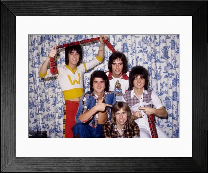 Framed Print : The Bay City Rollers Framed Print : The Bay City Rollers