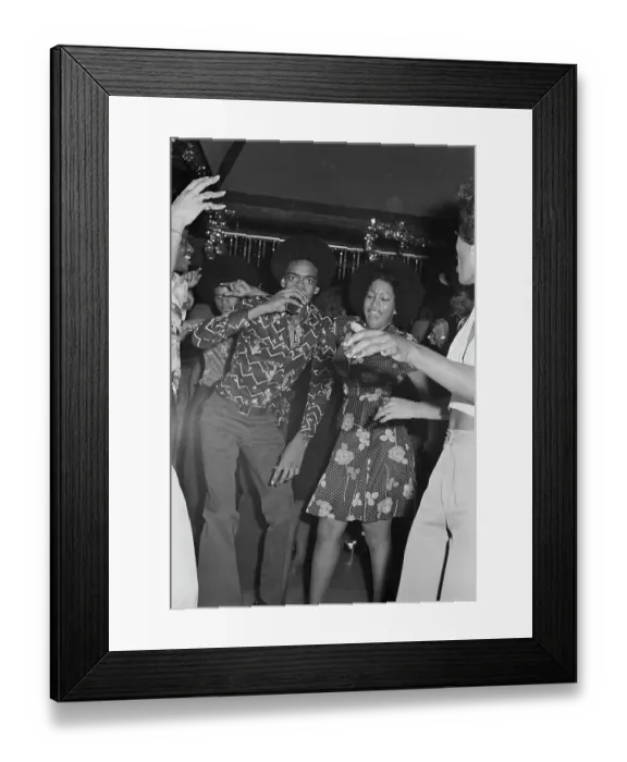 Framed Print : Soul Train Dancers