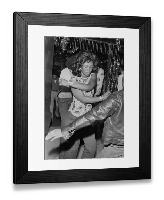 Framed Print : Soul Train Dancers