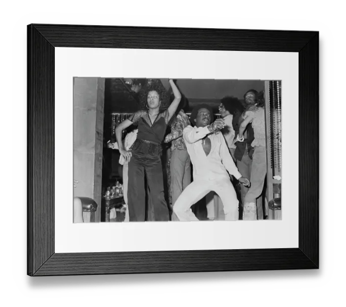 Framed Print : Soul Train Dancers