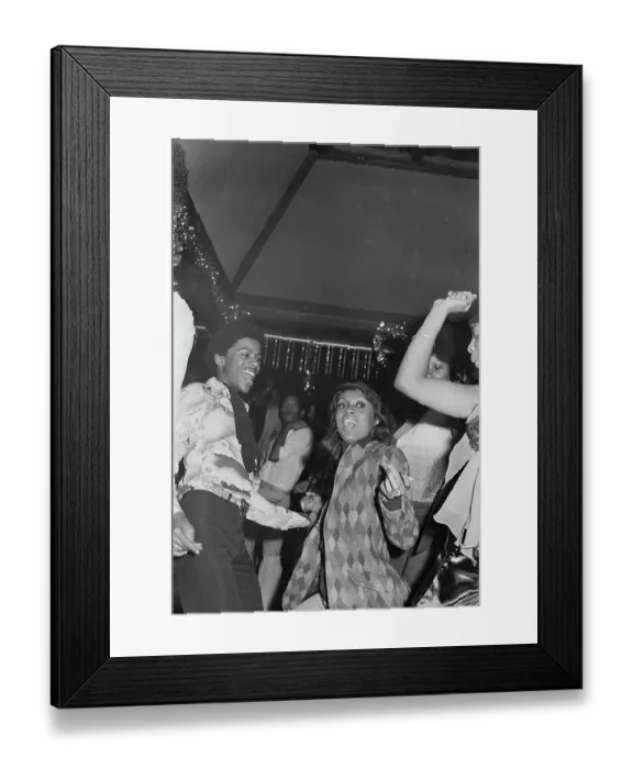 Framed Print : Soul Train Dancers