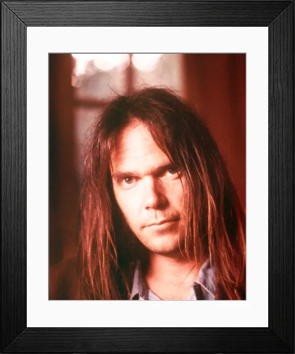 Framed Print : Neil Young Portrait Framed Print : Neil Young Portrait