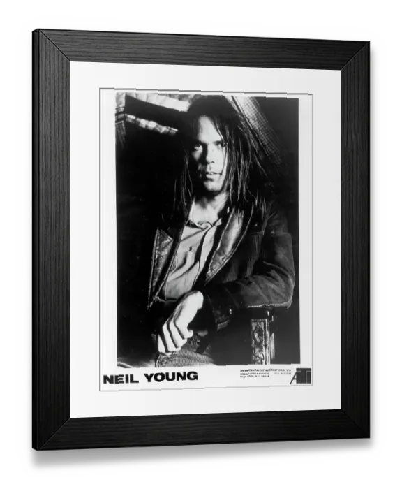 Framed Print : Neil Young Portrait Framed Print : Neil Young Portrait