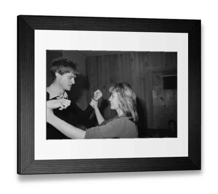 Framed Print : Kim Fowley Dancing With Joan Jett Framed Print : Kim Fowley Dancing With Joan Jett