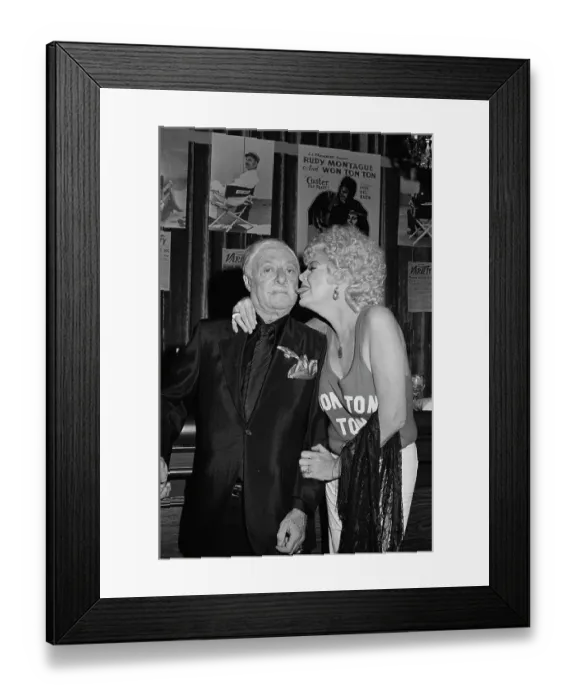 Framed Print : Won Ton Ton, the Dog Who Saved Hollywood Wrap Party