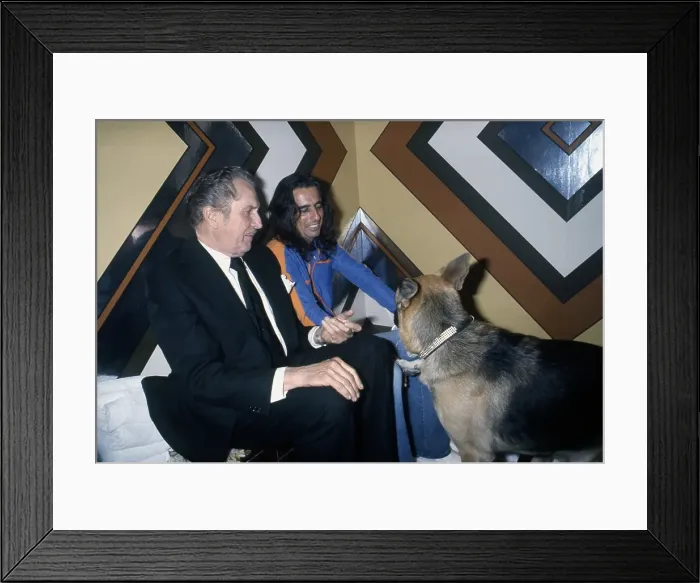 Framed Print : Alice Cooper And Vincent Price Framed Print : Alice Cooper And Vincent Price