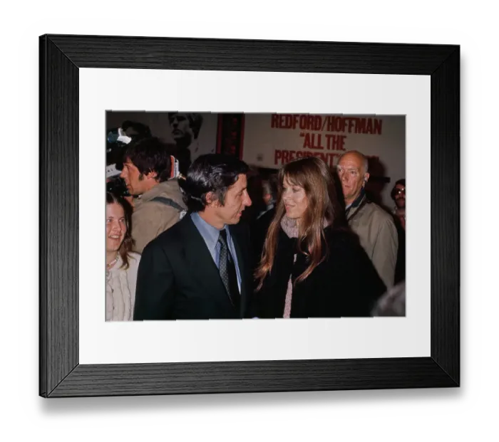 Framed Print : Jane Fonda And Tom Hayden
