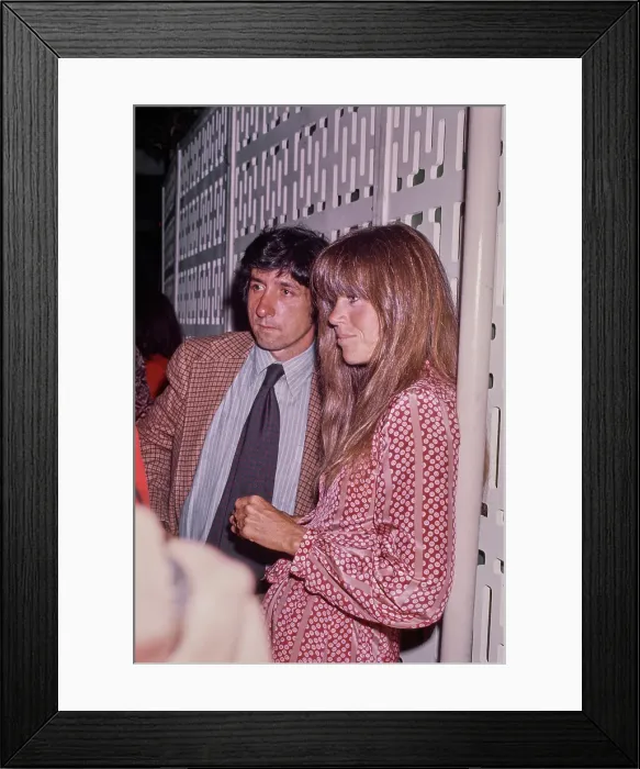 Framed Print : Jane Fonda And Tom Hayden