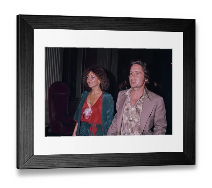 Framed Print : Michael Douglas and Brenda Vaccaro Framed Print : Michael Douglas and Brenda Vaccaro