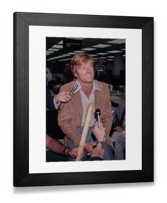 Framed Print : On The Set Of All The President's Men Framed Print : On The Set Of All The President's Men