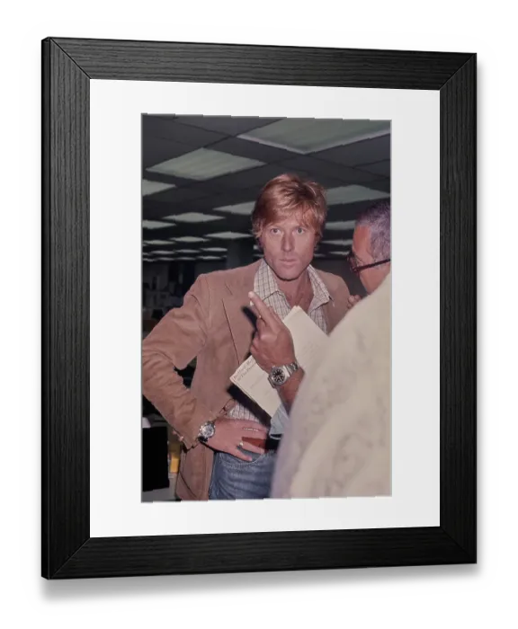Framed Print : On The Set Of All The President's Men Framed Print : On The Set Of All The President's Men